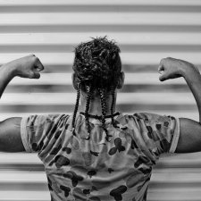 Boxing for Palm Island (Selwyn), 2010 photo by Hamish Cairns