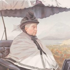 A Cimiez. Promenade matinale (Queen Victoria)