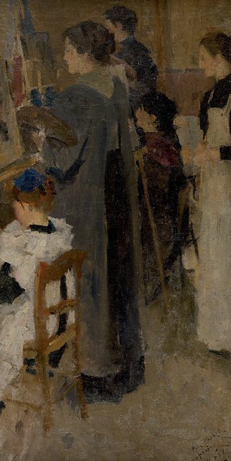 Sketch for &lsquo;Art Students&rsquo;, 1895