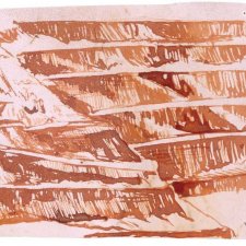 Test #2 Ranger 3 Pit Mine Kakadu, N.T.: Preparatory study for 'Nothing's as precious as a hole in the ground'