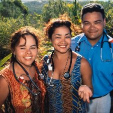 Marilyn, Marlene and Kelvin Kong