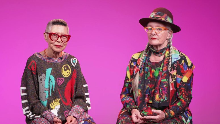 Jenny Kee and Linda Jackson