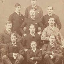 William St Leonards Robertson and the Oxford boat race crew