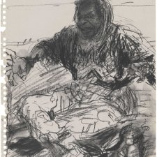 Untitled (Study for 'Emily Kame Kngwarreye with Lily')