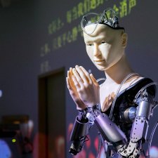 Kyoto Temple Enlists Android Buddhist Deity to Help People, 23 February 2019 The Asahi Shimbun.