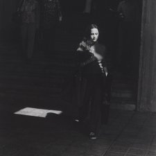 Woman in shadows, Macquarie University, 1977 Carol Jerrems