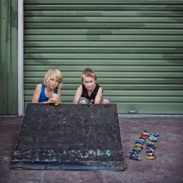 Boys & their cars, 2015 by Lisa Ivandich