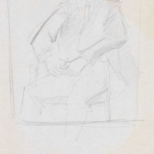 Study for the portrait of Peter Elliott
