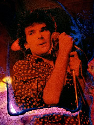 Marc Hunter, Dragon. Sylvania Hotel, Sydney c. 1979 Stuart Spence