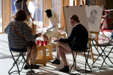 Drawin in the Gordon Darling Hall