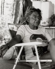 Oodgeroo Noonuccal at Moongalba Stradbroke Island (her sitting down place)1982
