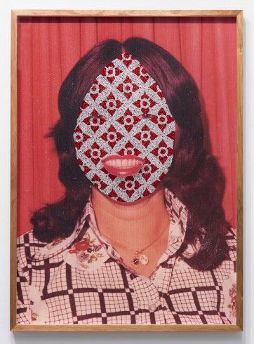 Siamese Smize (with Thai Silk Pattern), 2018 Nathan Beard