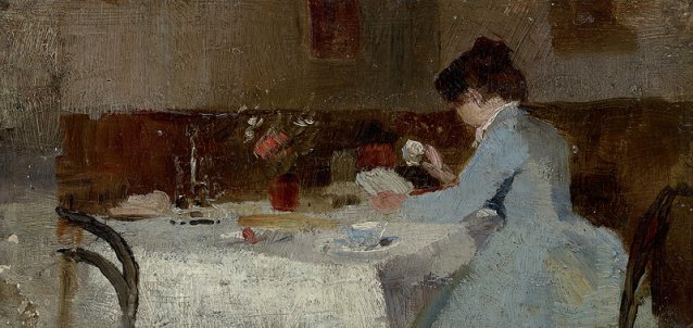 Petit d&eacute;jeuner &ndash; sketch for &lsquo;After breakfast&rsquo;, c.1889