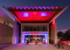 The National Portrait Gallery during Enlighten, February 2025