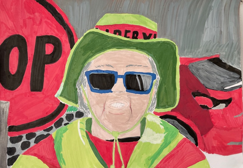 Chris, the lollipop lady 