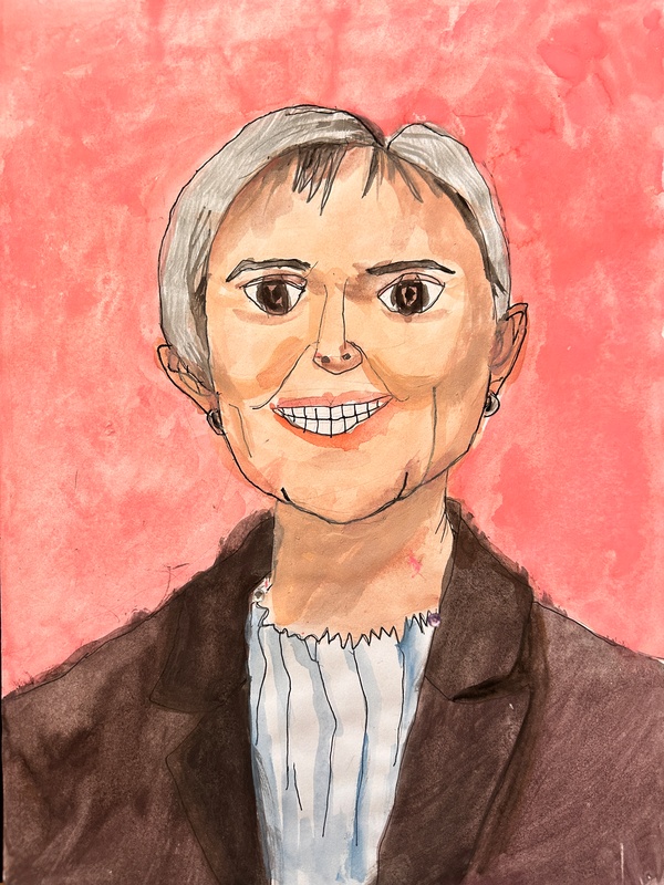 A female foreign minister 